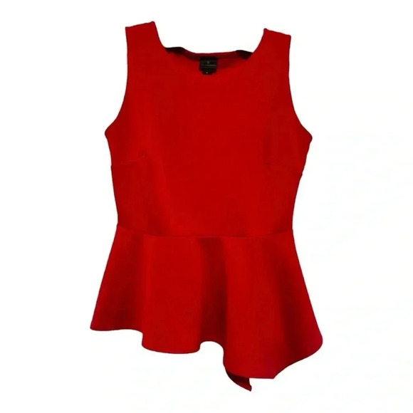 Worthington Tops - Worthington Red Peplum Top